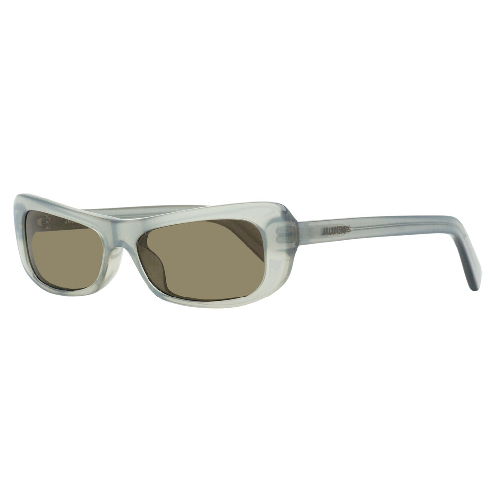 Jacquemus Capri Rectangular Sunglasses JAC55S 006 Metallic Gray 55mm
